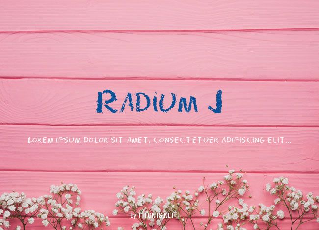 Radium J example